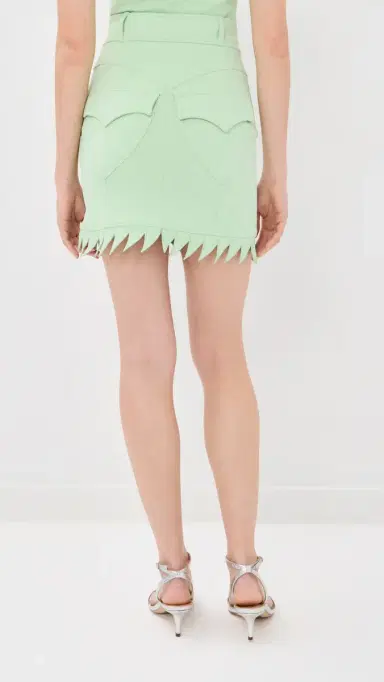 rabanne Summer Crepe Skirt Mint Green | Thumbnail 3 rabanne Summer Crepe Skirt Mint Green | Thumbnail 3