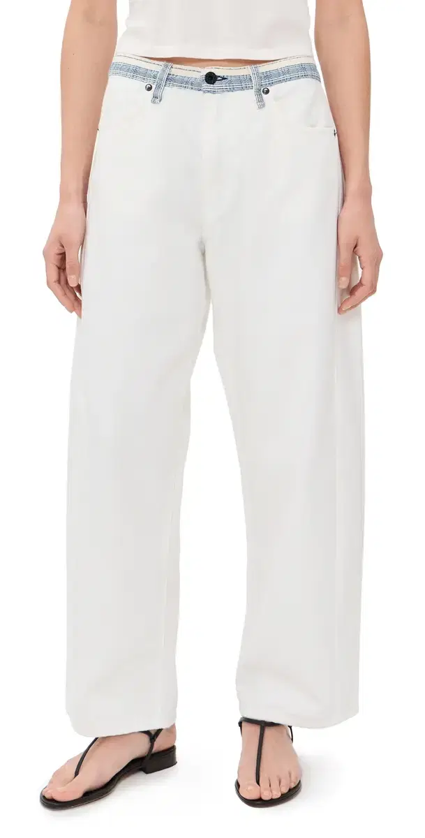 ASKK NY Catamaran Jeans White Sashiko