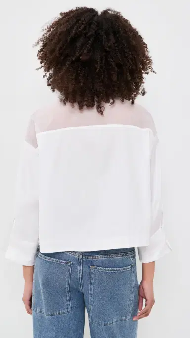 rag & bone Elly Shirt White M | Thumbnail 3