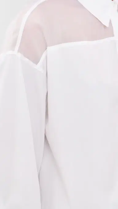 rag & bone Elly Shirt White M | Thumbnail 6