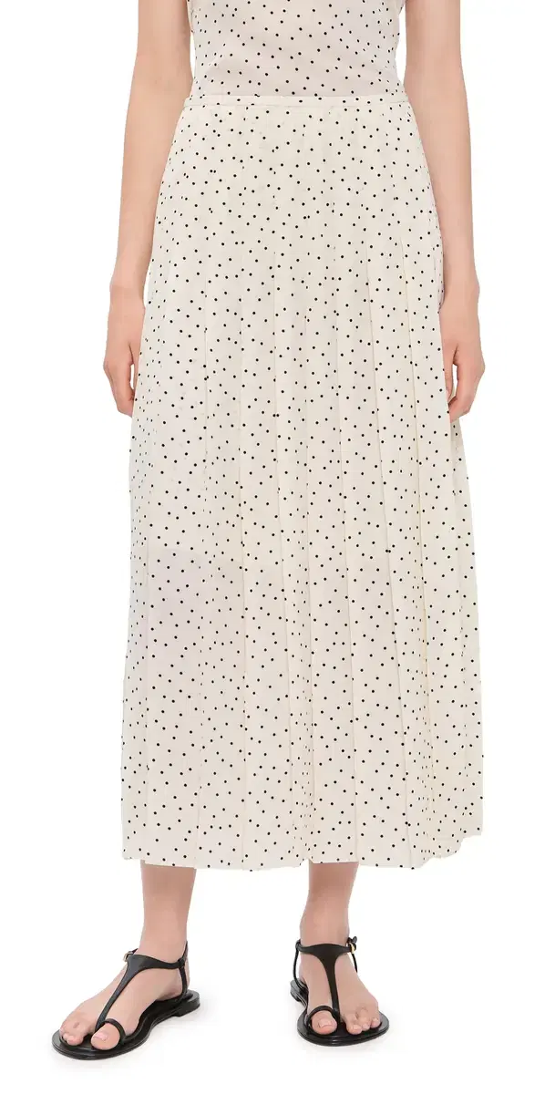 Theory Pleated Wrap Skirt  Multi/Chk