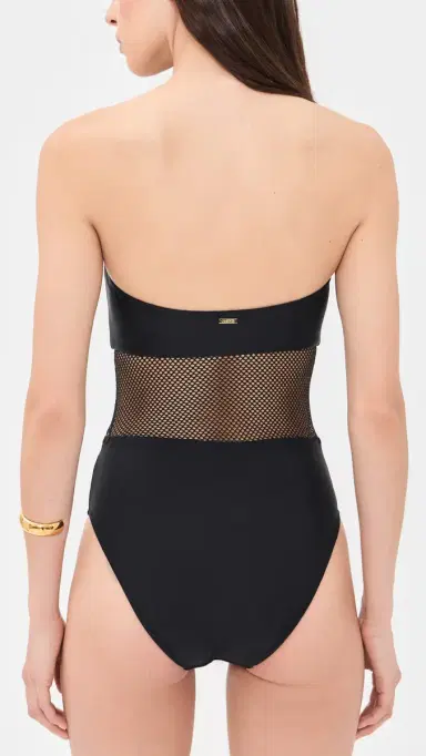 L'Agence Tory Mesh One Piece Black L | Thumbnail 3