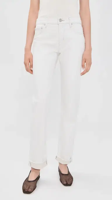 MOUSSY VINTAGE Slim Straight Jeans White | Thumbnail 2 MOUSSY VINTAGE Slim Straight Jeans White | Thumbnail 2