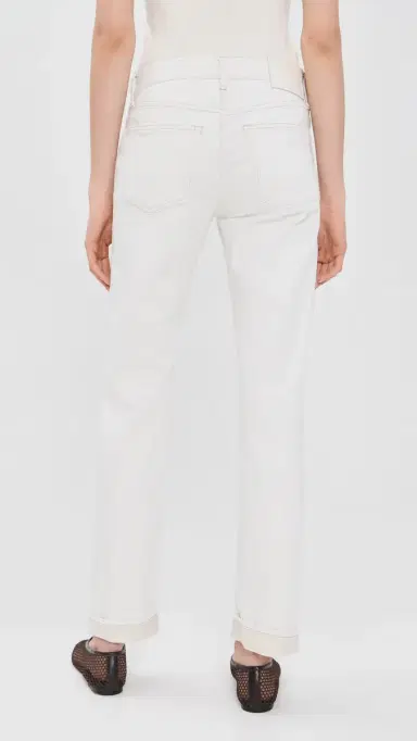 MOUSSY VINTAGE Slim Straight Jeans White | Thumbnail 3 MOUSSY VINTAGE Slim Straight Jeans White | Thumbnail 3