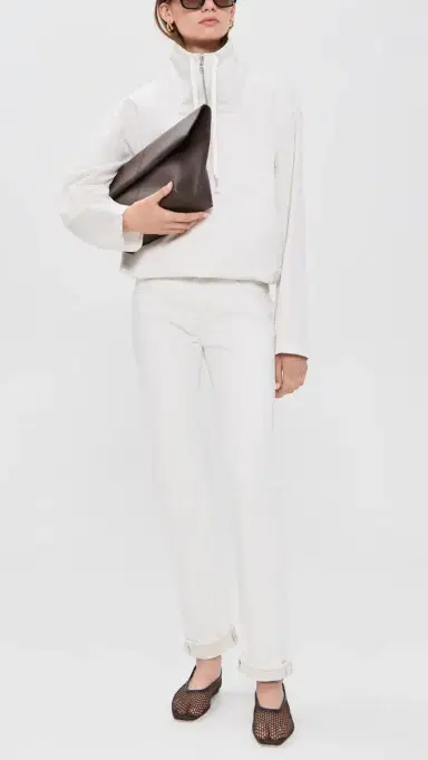 MOUSSY VINTAGE Slim Straight Jeans White | Thumbnail 5 MOUSSY VINTAGE Slim Straight Jeans White | Thumbnail 5