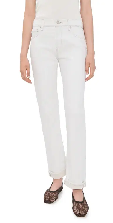 MOUSSY VINTAGE Slim Straight Jeans White | Thumbnail 1 MOUSSY VINTAGE Slim Straight Jeans White | Thumbnail 1