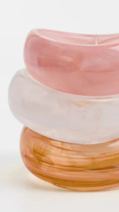 By Adina Eden Pop of Color Resin Bangle Set | Thumbnail 4