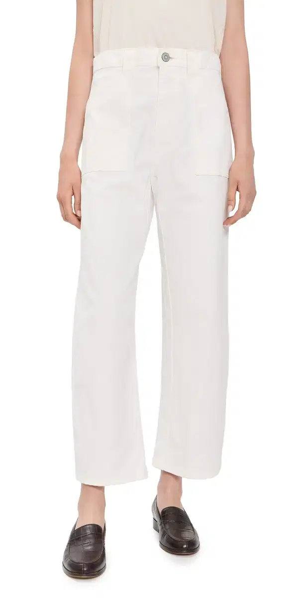 MOUSSY VINTAGE Gusset Cargo Pants White