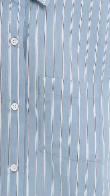 Citizens of Humanity Claire Origami Button Down Shirt Capri tripe | Thumbnail 6