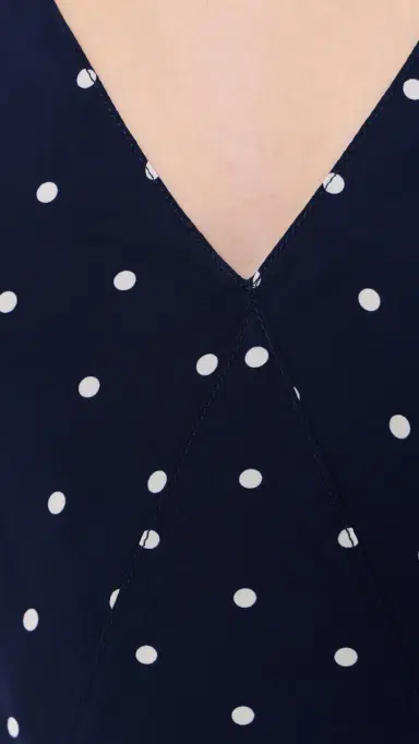 Alex Mill Flora Dress In Dot Navy/White M | Thumbnail 6