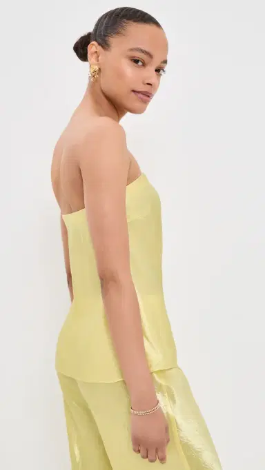 CAMI NYC Palma Strapless Top Buttercup | Thumbnail 4 CAMI NYC Palma Strapless Top Buttercup | Thumbnail 4