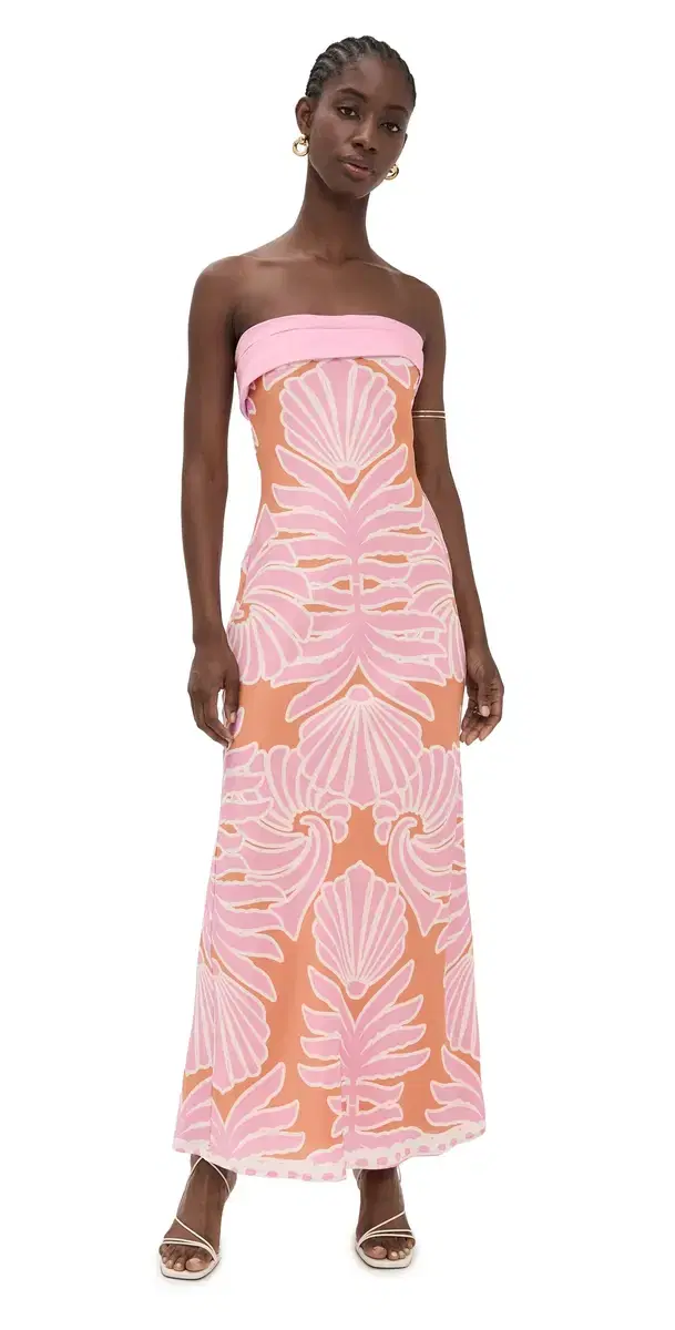 Sarra Maxi Dress Brodie Pink