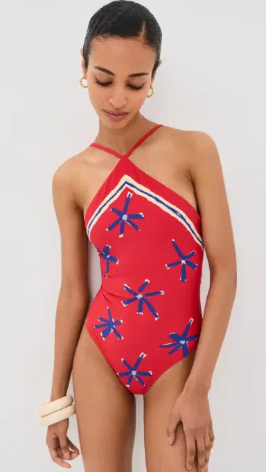 Staud Cadence One Piece Painted Foulard L | Thumbnail 2 Staud Cadence One Piece Painted Foulard L | Thumbnail 2
