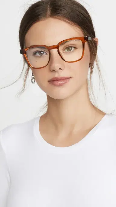 The Book Club Twelve Hungry Bens Blue Light Glasses Clay Spruce One Size | Thumbnail 3