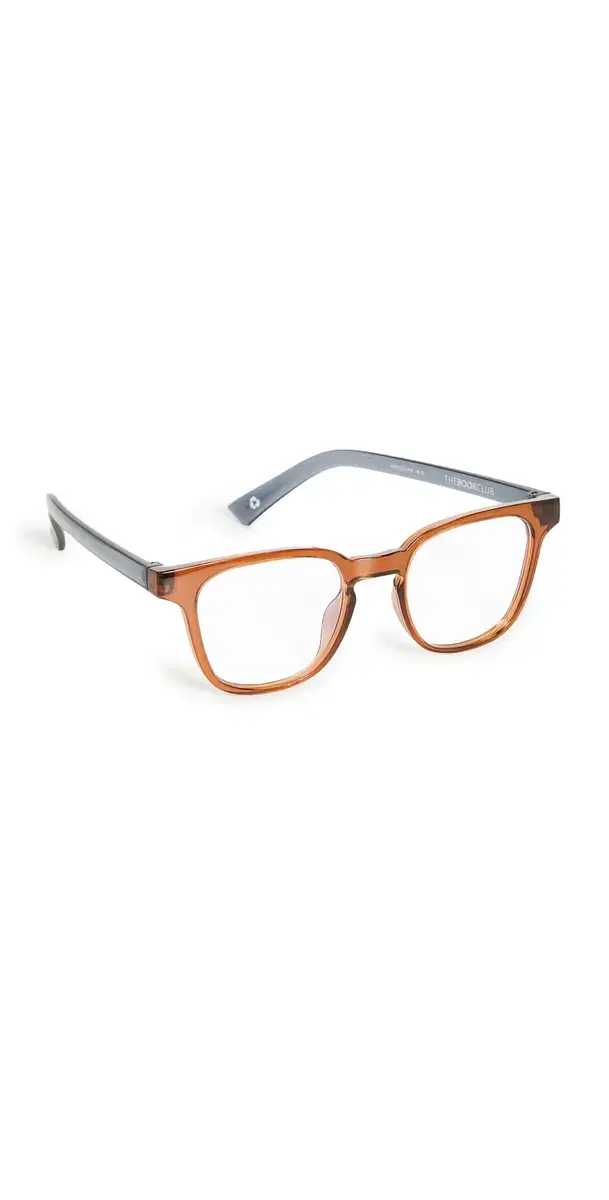 The Book Club Twelve Hungry Bens Blue Light Glasses Clay Spruce One Size