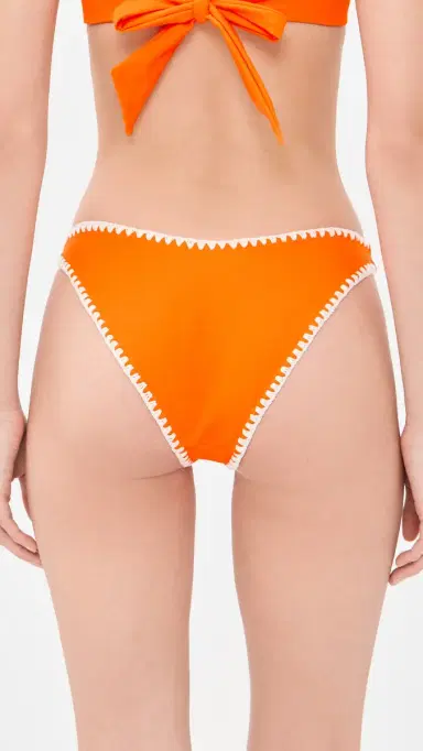 Leslie Amon Orange Slice Bikini Bottoms Orange | Thumbnail 3