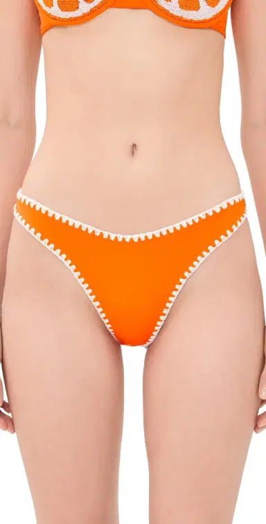 Leslie Amon Orange Slice Bikini Bottoms Orange | Thumbnail 1