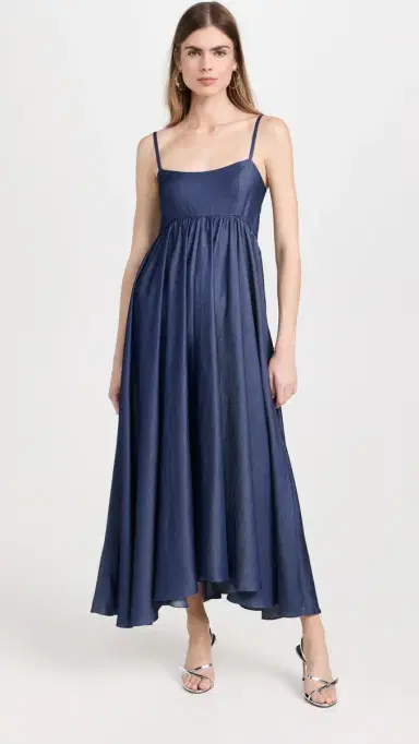 Azeeza Rachel Midi Dress Dark Denim | Thumbnail 2 Azeeza Rachel Midi Dress Dark Denim | Thumbnail 2