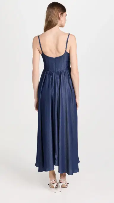 Azeeza Rachel Midi Dress Dark Denim | Thumbnail 3 Azeeza Rachel Midi Dress Dark Denim | Thumbnail 3
