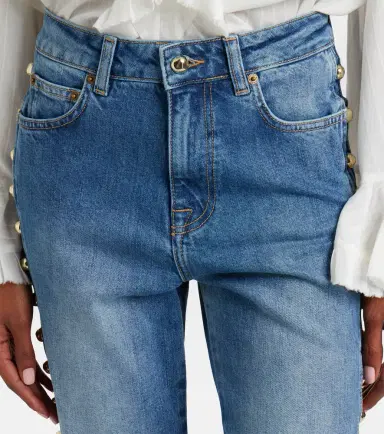 Simkhai Amelia studded straight jeans | Thumbnail 4 Simkhai Amelia studded straight jeans | Thumbnail 4