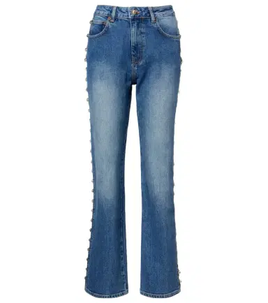 Simkhai Amelia studded straight jeans | Thumbnail 1 Simkhai Amelia studded straight jeans | Thumbnail 1