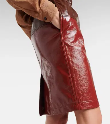 Saint Laurent Coated cotton pencil skirt | Thumbnail 6 Saint Laurent Coated cotton pencil skirt | Thumbnail 6
