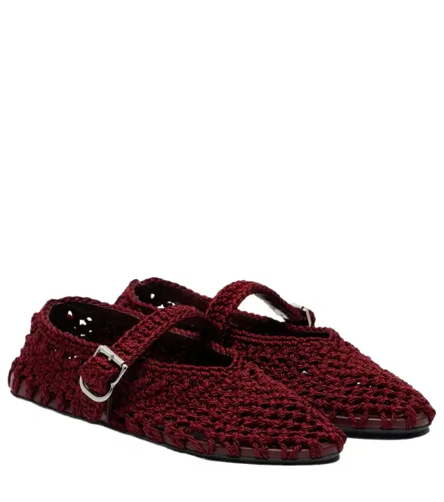 Alaia Alaïa Woven ballet flats