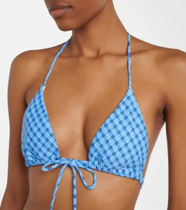 Montce Emma plaid bikini top | Thumbnail 4 Montce Emma plaid bikini top | Thumbnail 4