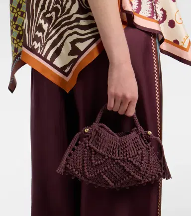 ALÉMAIS Alémais Macrame Small top-handle bag | Thumbnail 6 ALÉMAIS Alémais Macrame Small top-handle bag | Thumbnail 6