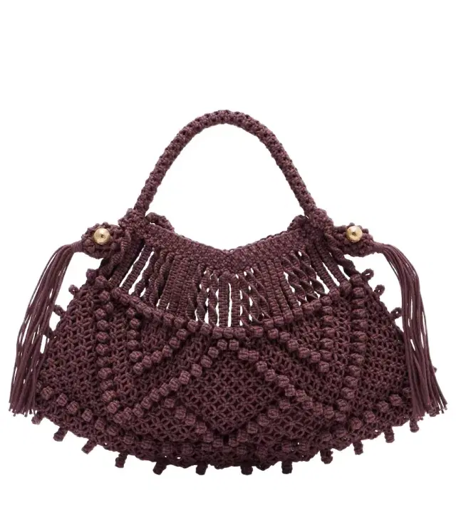 Alemais Alémais Macrame Small top-handle bag