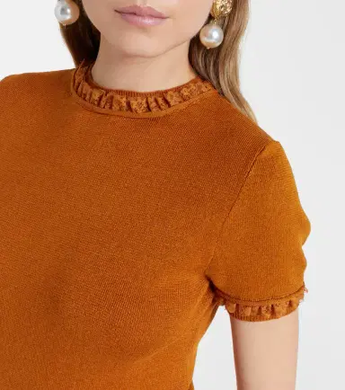 SHUSHU/TONG Lace-trimmed linen top | Thumbnail 3 SHUSHU/TONG Lace-trimmed linen top | Thumbnail 3
