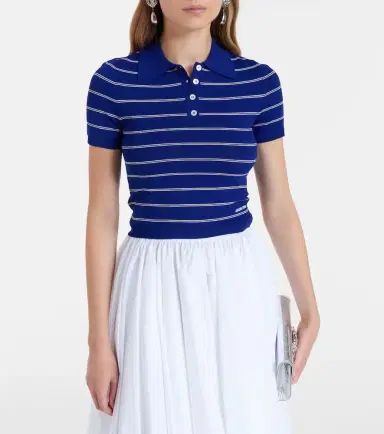 SHUSHU/TONG Striped polo shirt | Thumbnail 3 SHUSHU/TONG Striped polo shirt | Thumbnail 3