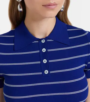 SHUSHU/TONG Striped polo shirt | Thumbnail 4 SHUSHU/TONG Striped polo shirt | Thumbnail 4