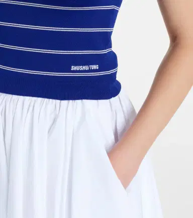SHUSHU/TONG Striped polo shirt | Thumbnail 6 SHUSHU/TONG Striped polo shirt | Thumbnail 6