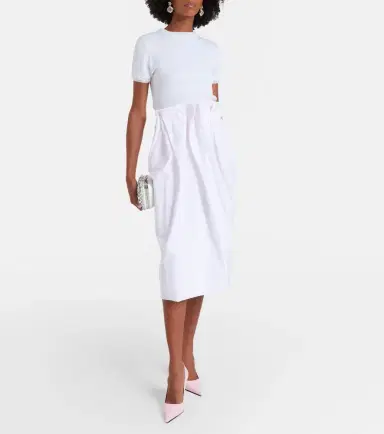 SHUSHU/TONG Lace-trimmed linen top | Thumbnail 4 SHUSHU/TONG Lace-trimmed linen top | Thumbnail 4