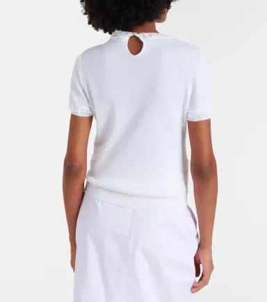 SHUSHU/TONG Lace-trimmed linen top | Thumbnail 5 SHUSHU/TONG Lace-trimmed linen top | Thumbnail 5