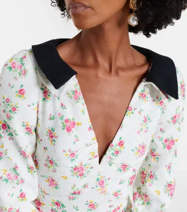 SHUSHU/TONG Floral midi dress | Thumbnail 6 SHUSHU/TONG Floral midi dress | Thumbnail 6
