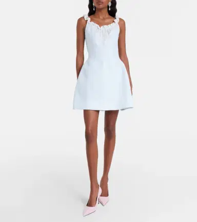 SHUSHU/TONG Ruffled linen minidress | Thumbnail 2 SHUSHU/TONG Ruffled linen minidress | Thumbnail 2