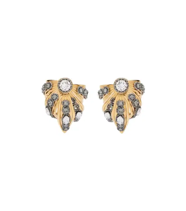 Bloom embellished earrings