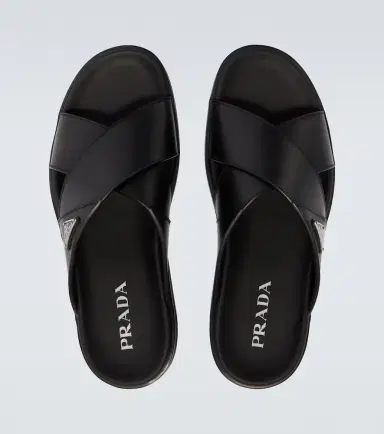 Prada Leather sandals | Thumbnail 2 Prada Leather sandals | Thumbnail 2