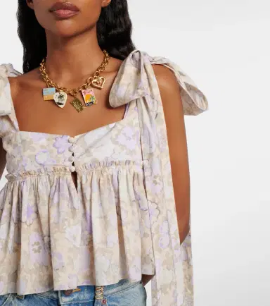 Chloé Chloé Floral cotton top | Thumbnail 2 Chloé Chloé Floral cotton top | Thumbnail 2