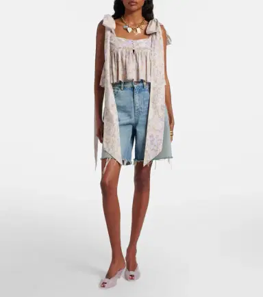 Chloé Chloé Floral cotton top | Thumbnail 4 Chloé Chloé Floral cotton top | Thumbnail 4