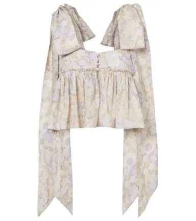 Chloé Chloé Floral cotton top | Thumbnail 1 Chloé Chloé Floral cotton top | Thumbnail 1