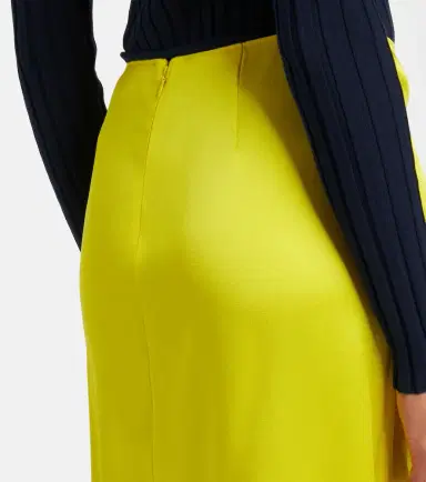 Stella McCartney Draped satin pencil skirt | Thumbnail 4 Stella McCartney Draped satin pencil skirt | Thumbnail 4