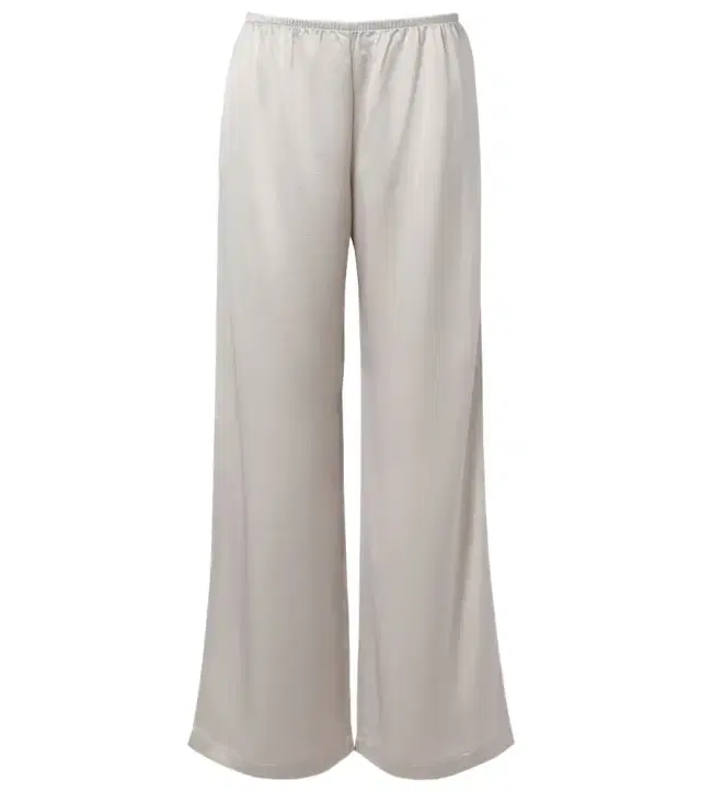 Barb satin wide-leg pants
