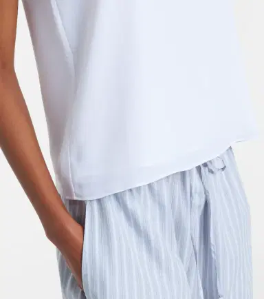 LESET Ari crêpe tank top | Thumbnail 2