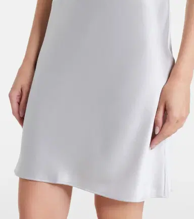 LESET Barb satin miniskirt | Thumbnail 5