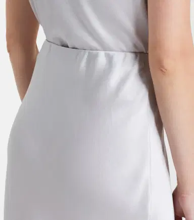 LESET Barb satin miniskirt | Thumbnail 6