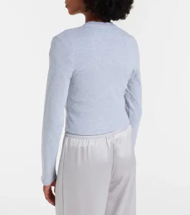 LESET Nando cotton jersey cardigan | Thumbnail 3