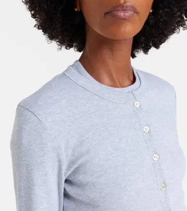 LESET Nando cotton jersey cardigan | Thumbnail 4